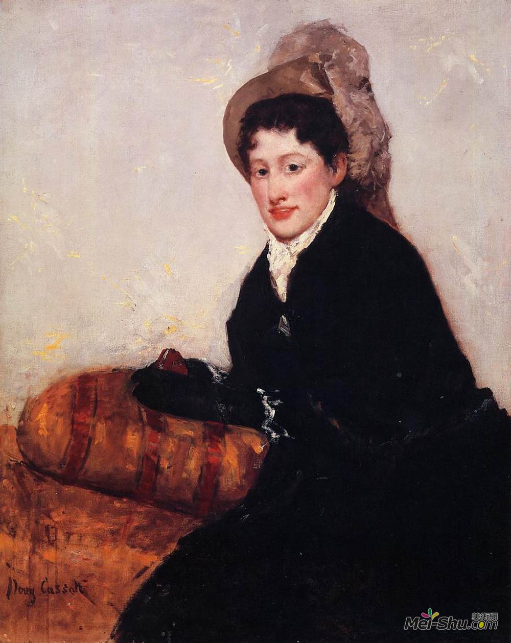 玛丽·卡萨特(mary cassatt)高清作品:portrait of madame x dressed