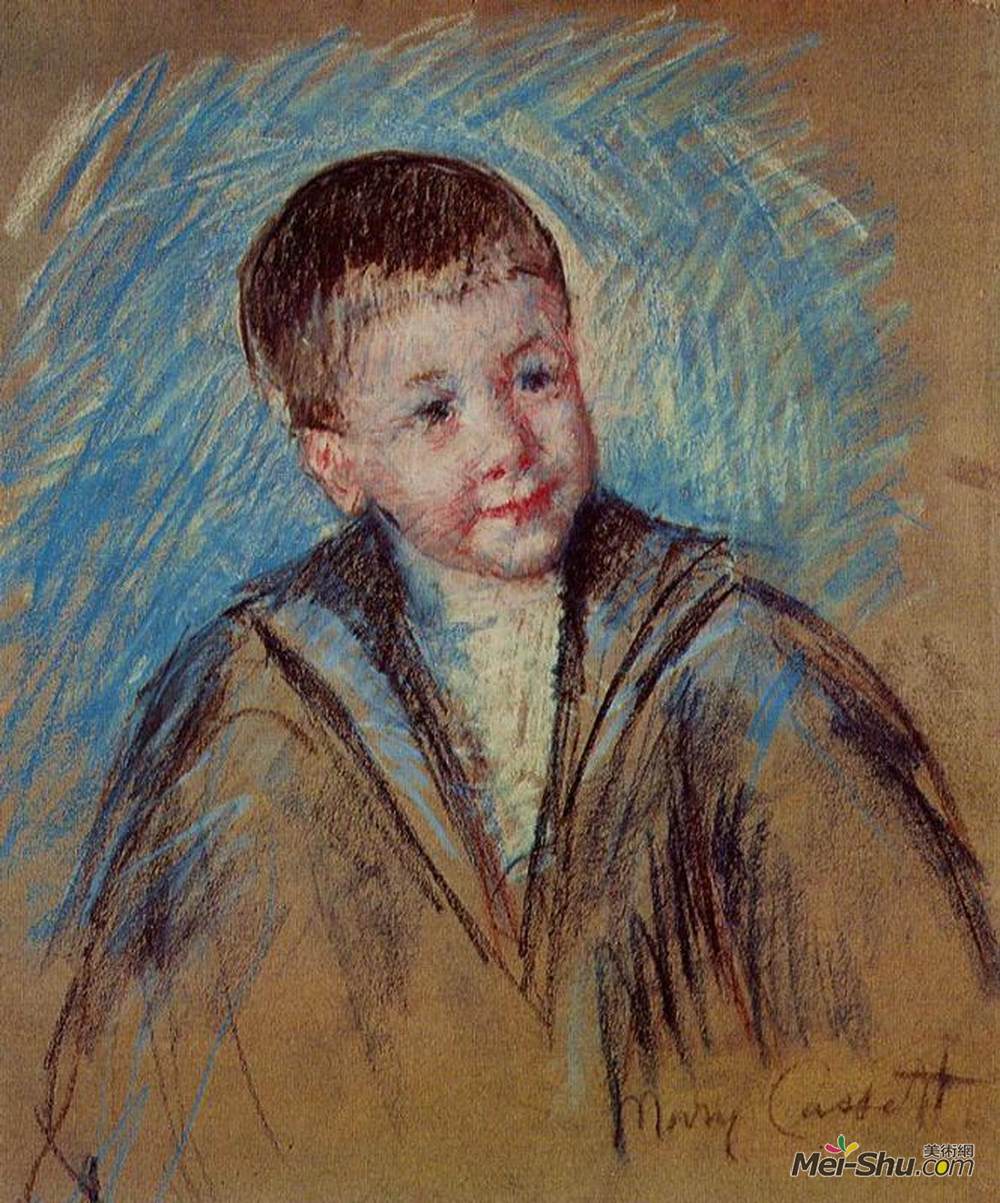 玛丽·卡萨特(Mary Cassatt)高清作品《圣彼埃尔画像》