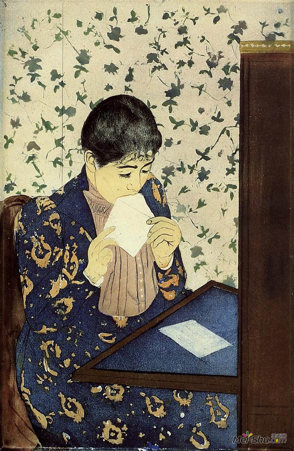 玛丽·卡萨特(Mary Cassatt)高清作品《信》