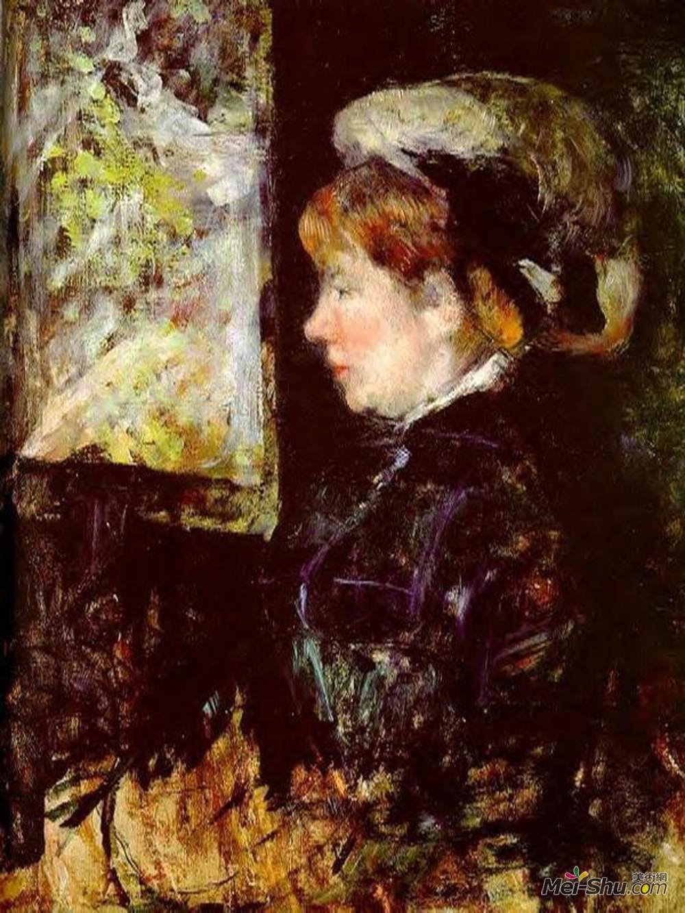 玛丽·卡萨特(Mary Cassatt)高清作品《访客》