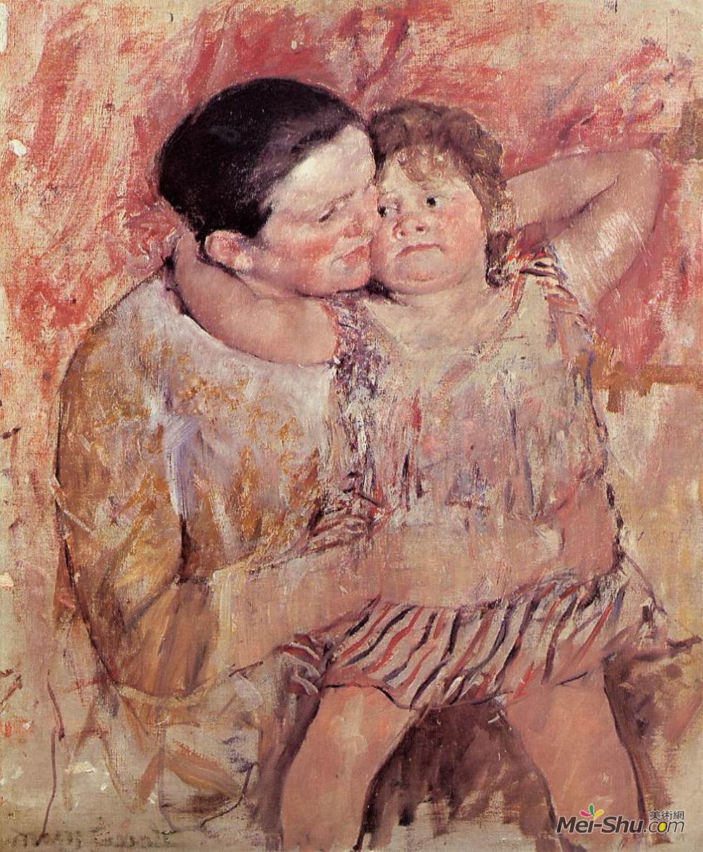 玛丽·卡萨特(Mary Cassatt)高清作品《妇女儿童》