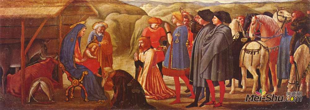 马萨乔(Masaccio)高清作品《Adoration of the Knigs》