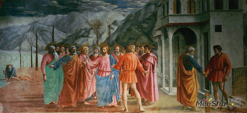 马萨乔(Masaccio)高清作品《纳税银》