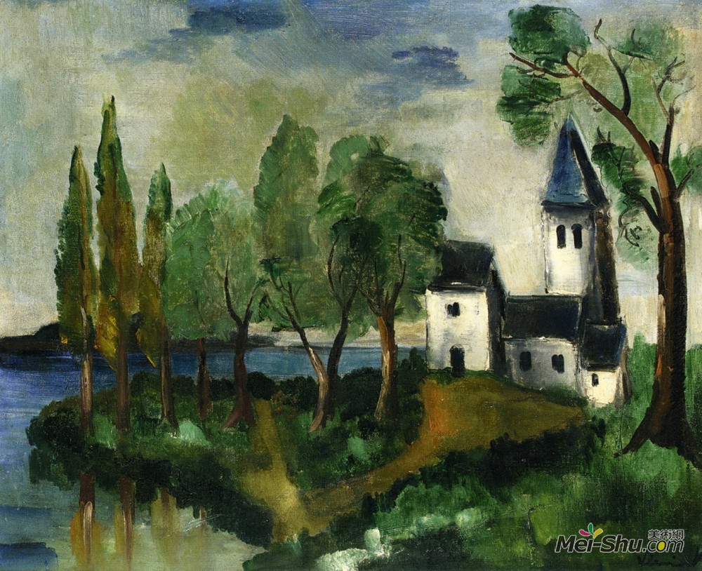 莫里斯·德·乌拉曼克(Maurice de Vlaminck)高清作品《景观》