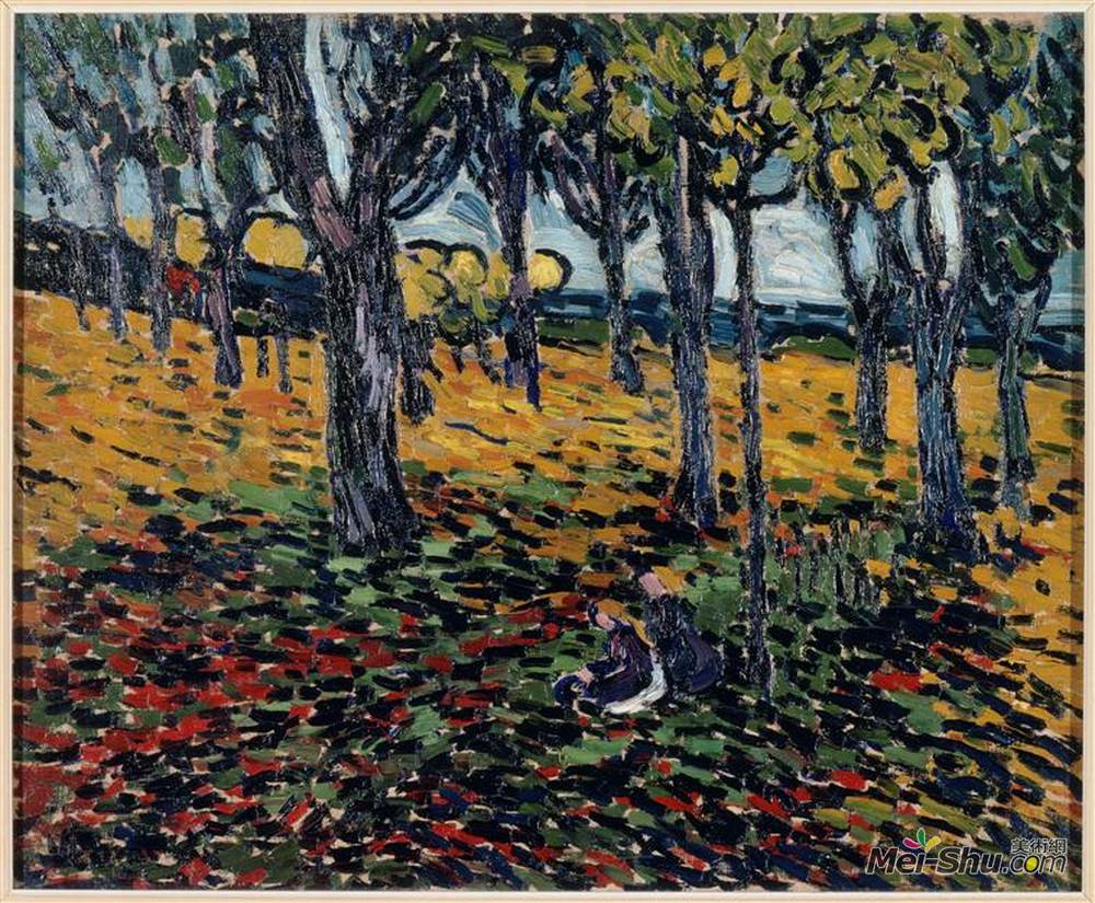 莫里斯·德·乌拉曼克(Maurice de Vlaminck)高清作品《Chatou的栗树林》