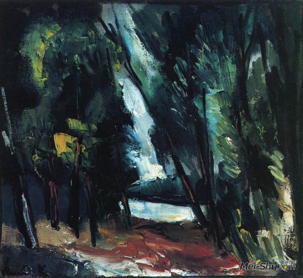 莫里斯·德·乌拉曼克(Maurice de Vlaminck)高清作品《Valmondoiis的清算》