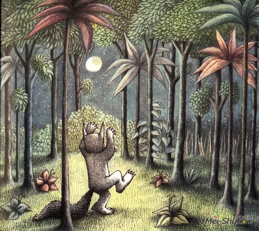 莫里斯·桑达克(Maurice Sendak)高清作品《荒野在哪里》