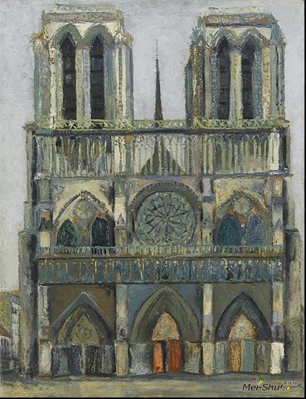 莫里斯·郁特里罗(Maurice Utrillo)高清作品《圣母院》