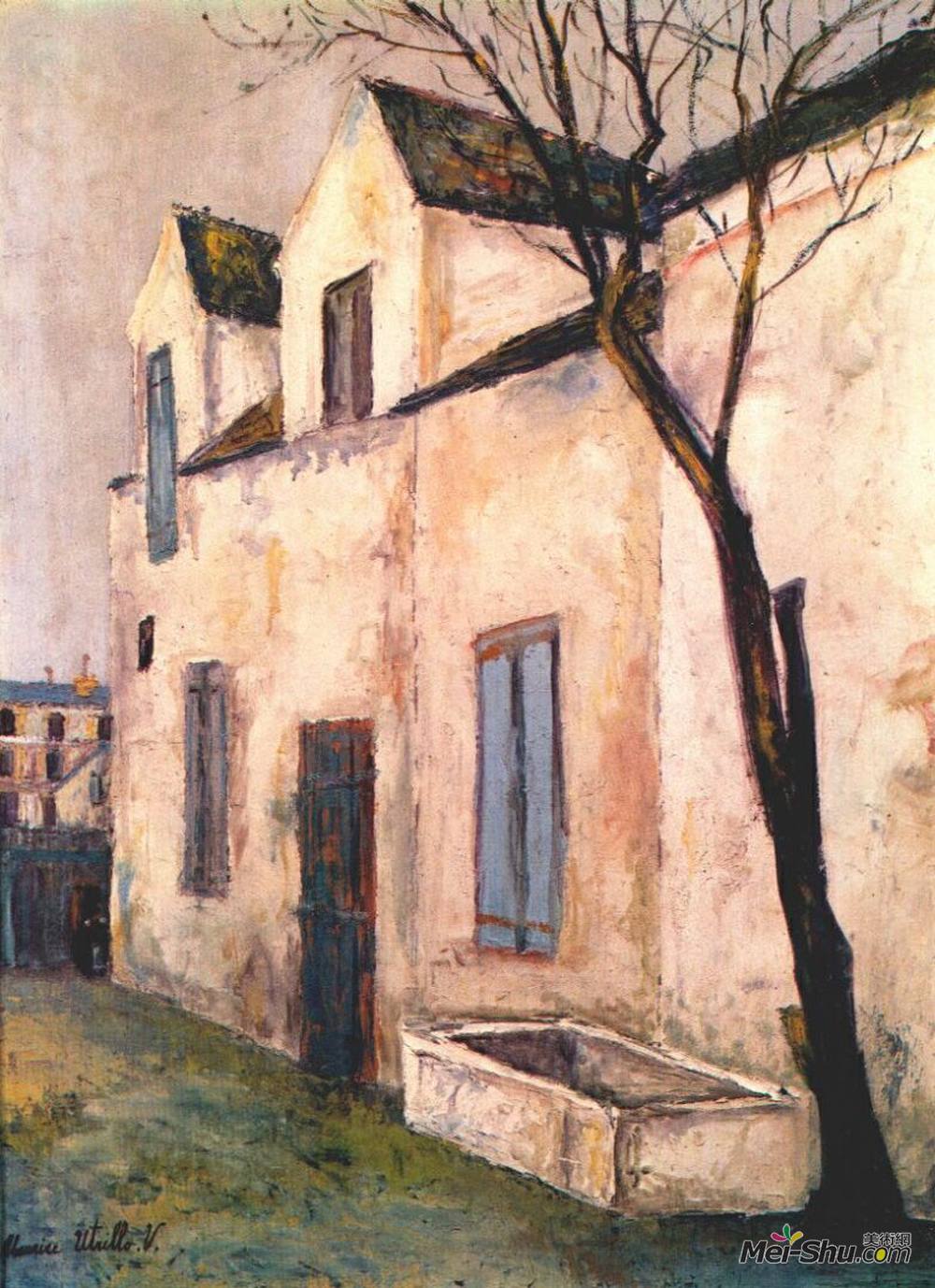 莫里斯·郁特里罗(Maurice Utrillo)高清作品《德布雷农场》