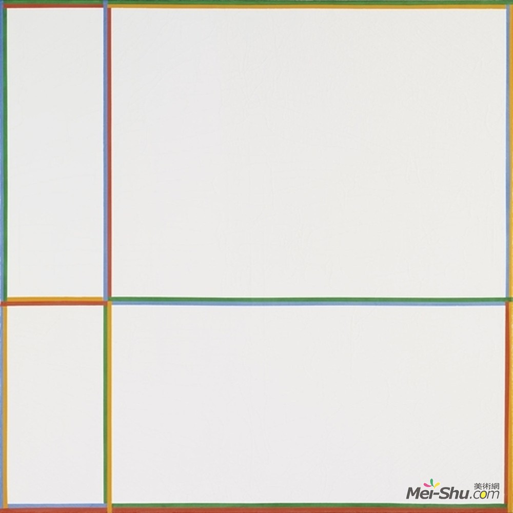 马克斯比尔(Max Bill)高清作品《双色（交叉1-2-3-4）》