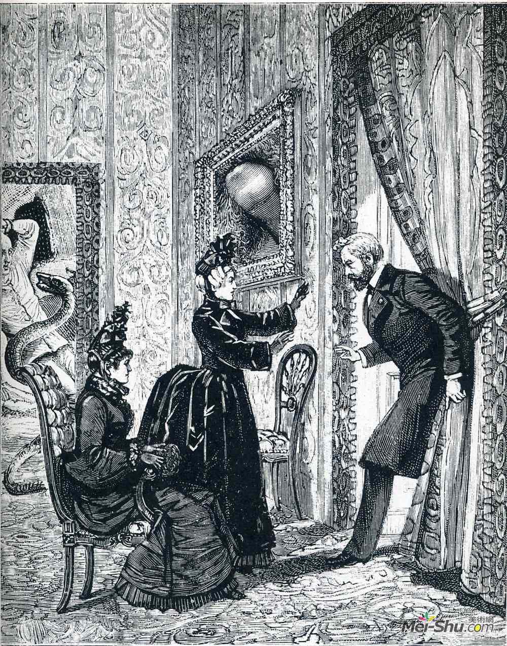 马克斯·恩斯特(Max Ernst)高清作品《Illustration to "A Week of Kindness"》