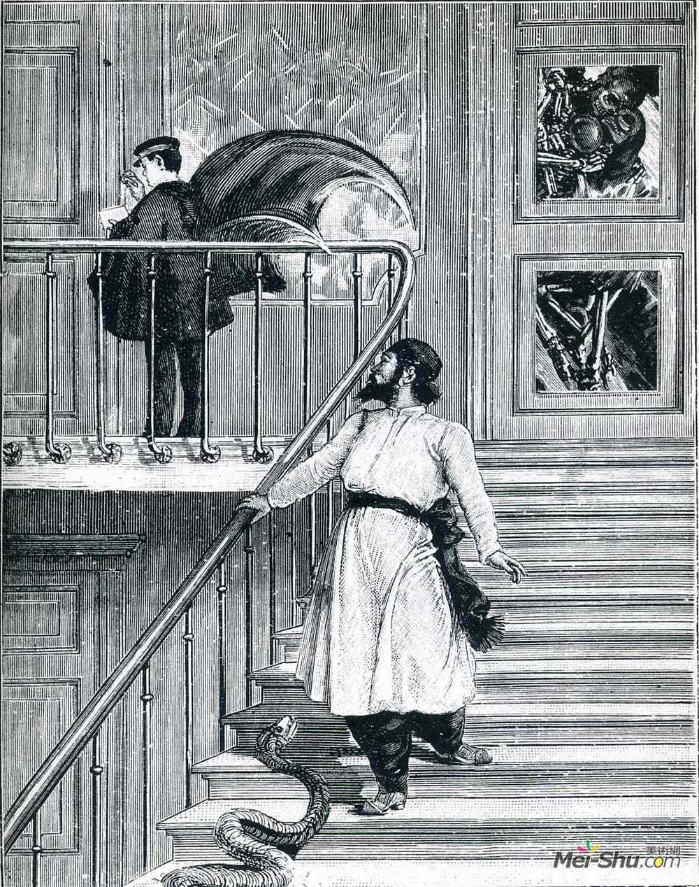 马克斯·恩斯特(Max Ernst)高清作品《Illustration to "A Week of Kindness"》