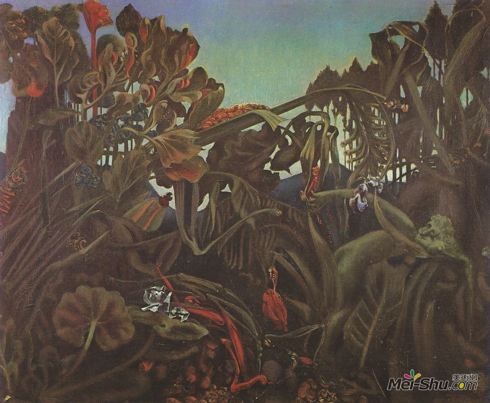 马克斯·恩斯特(Max Ernst)高清作品《若虫回声》
