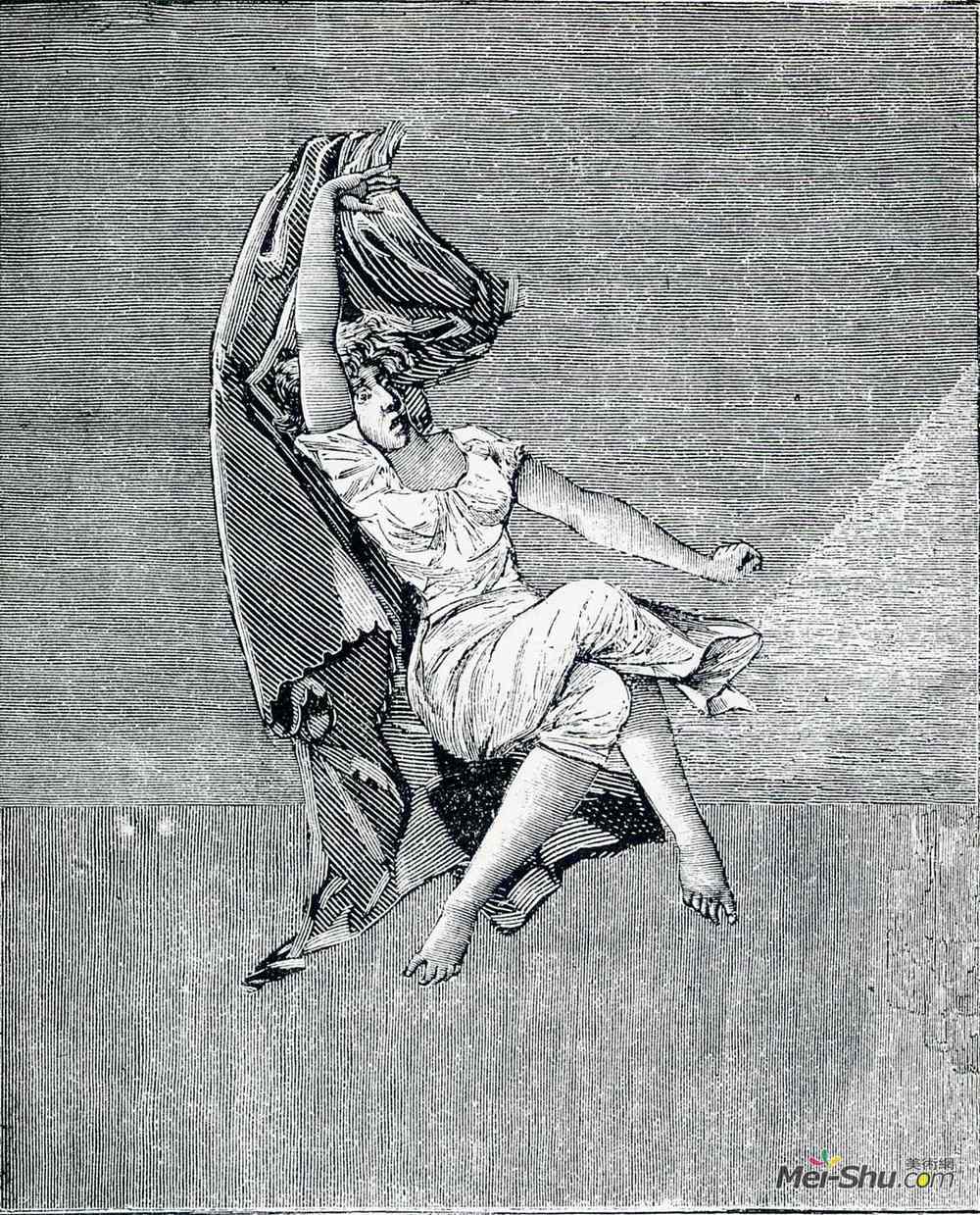 马克斯·恩斯特(Max Ernst)高清作品《Illustration to "A Week of Kindness"》