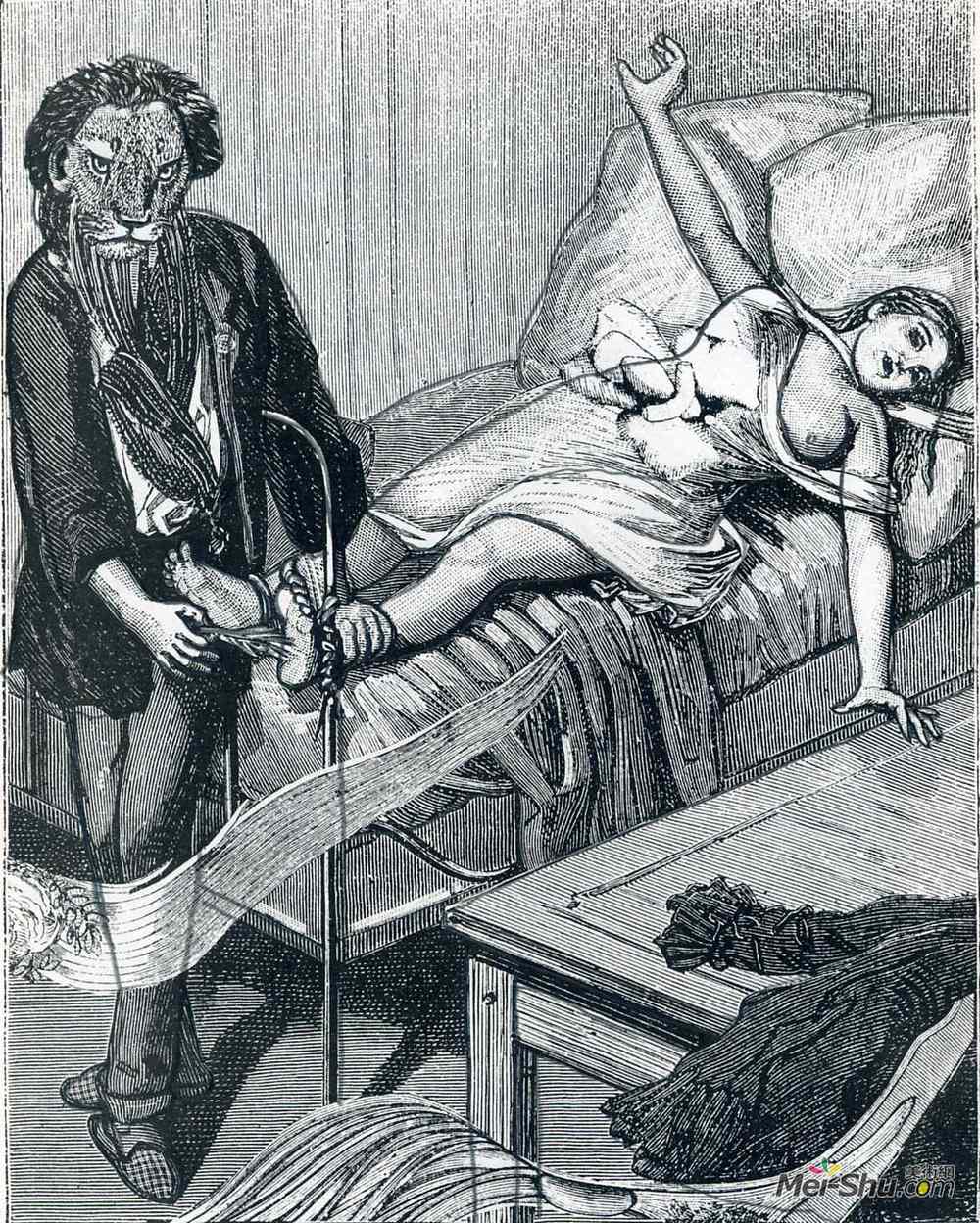 马克斯·恩斯特(Max Ernst)高清作品《Illustration to "A Week of Kindness"》