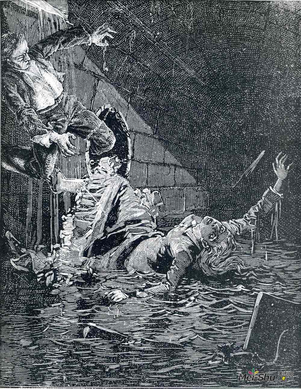 马克斯·恩斯特(Max Ernst)高清作品《Illustration to "A Week of Kindness"》