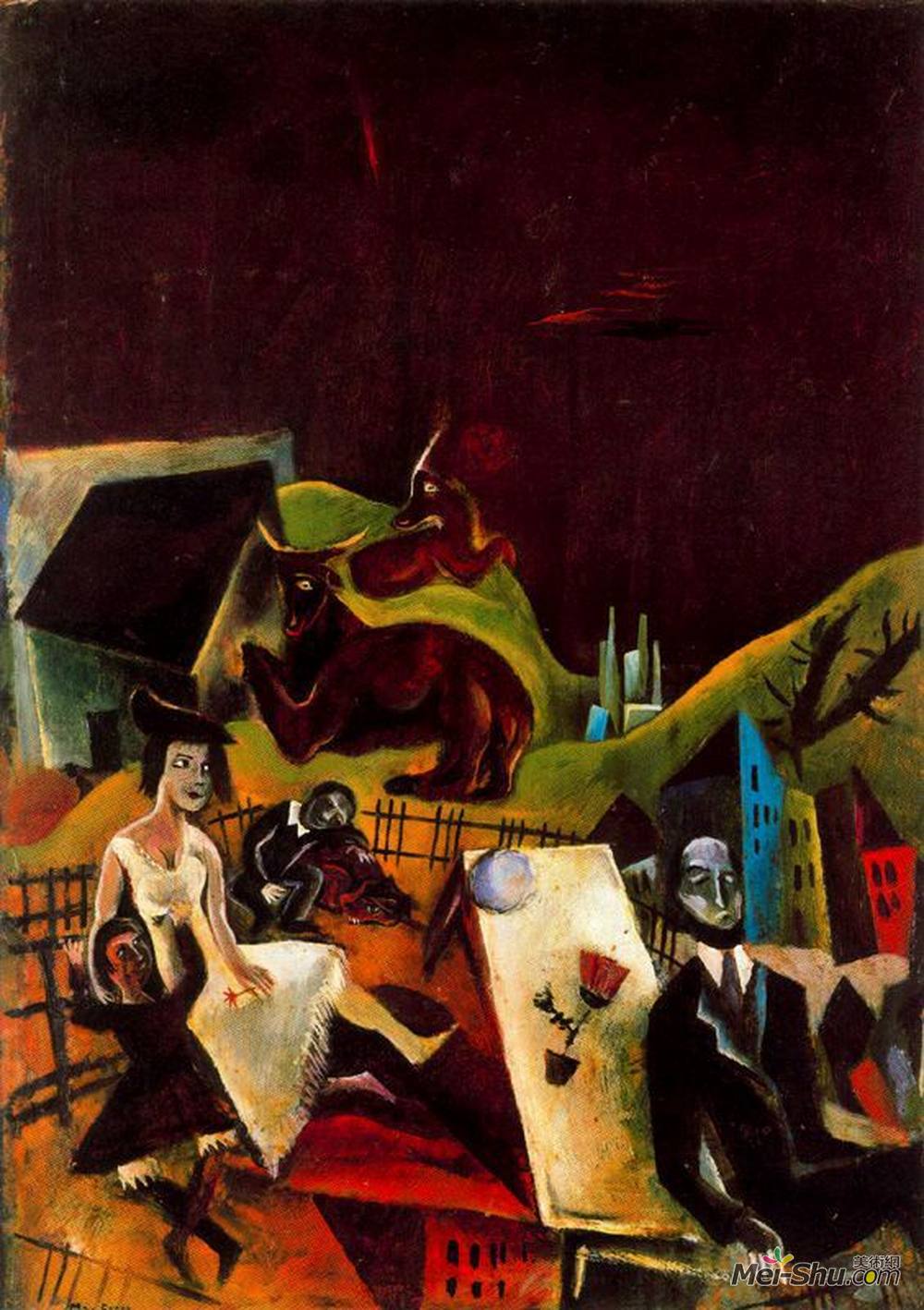 马克斯·恩斯特(Max Ernst)高清作品《家庭远足》