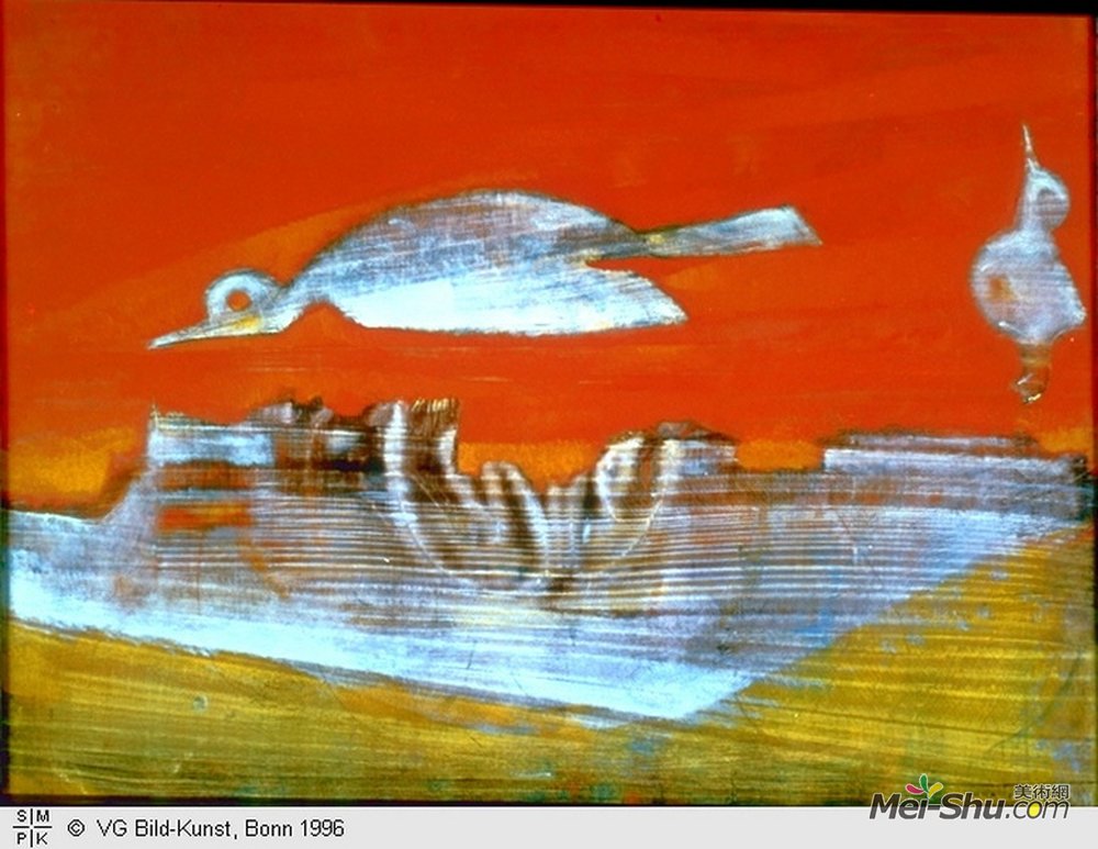 马克斯·恩斯特(Max Ernst)高清作品《雁行》