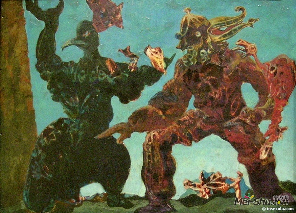 马克斯·恩斯特(Max Ernst)高清作品《野蛮人》