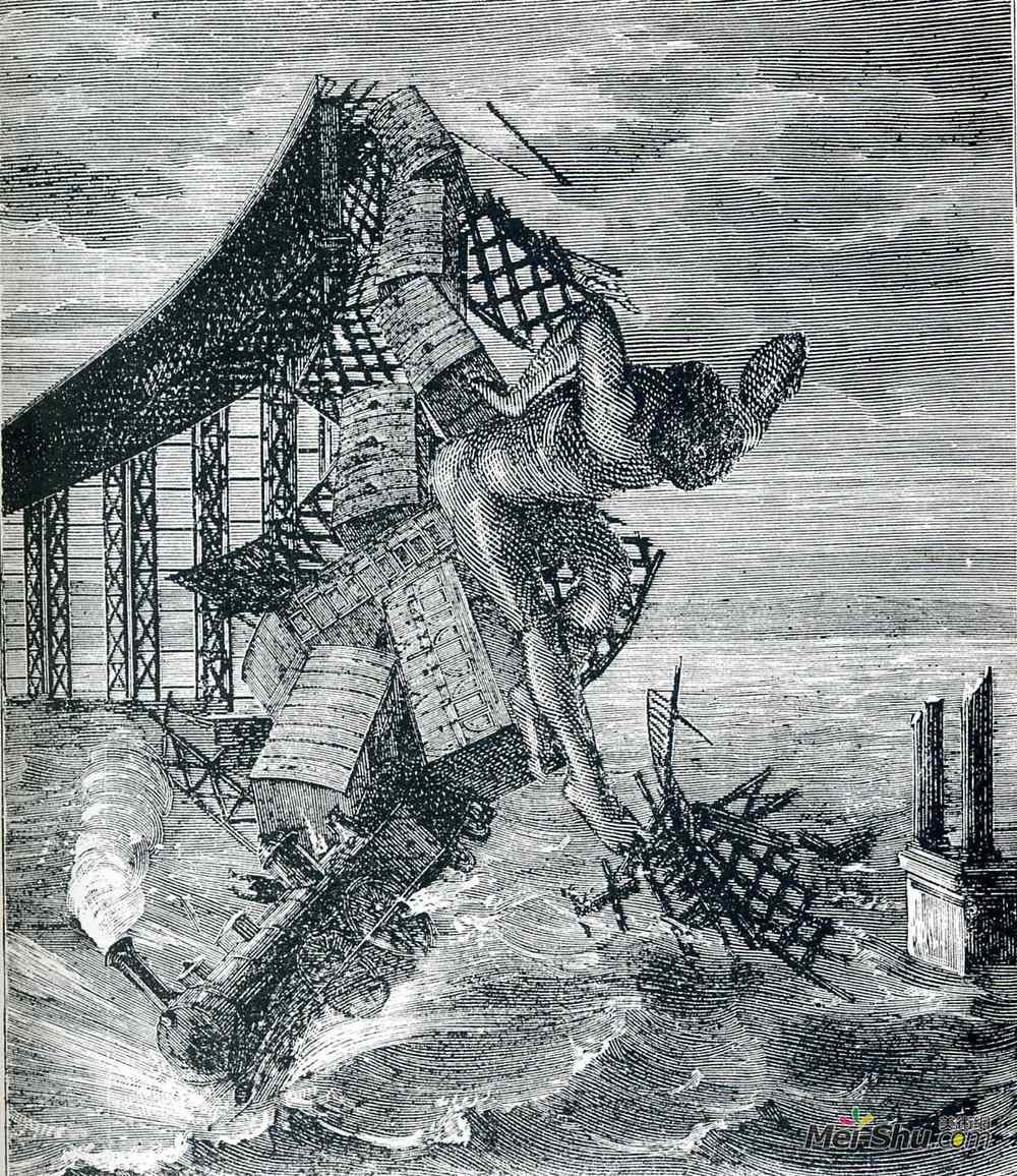 马克斯·恩斯特(Max Ernst)高清作品《Illustration to "A Week of Kindness"》