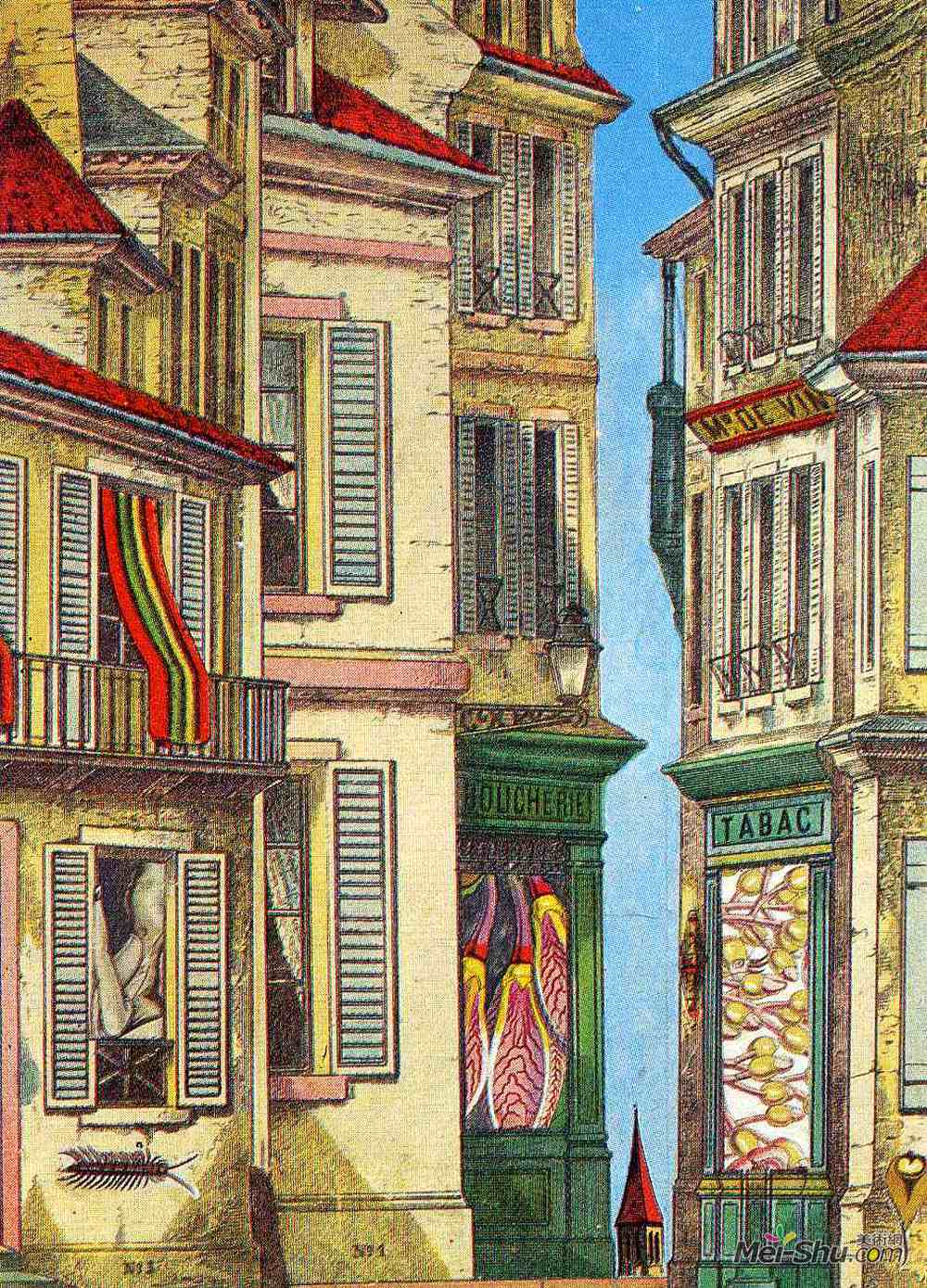马克斯·恩斯特(Max Ernst)高清作品《常见之处-在哪里卷绕阀芯》