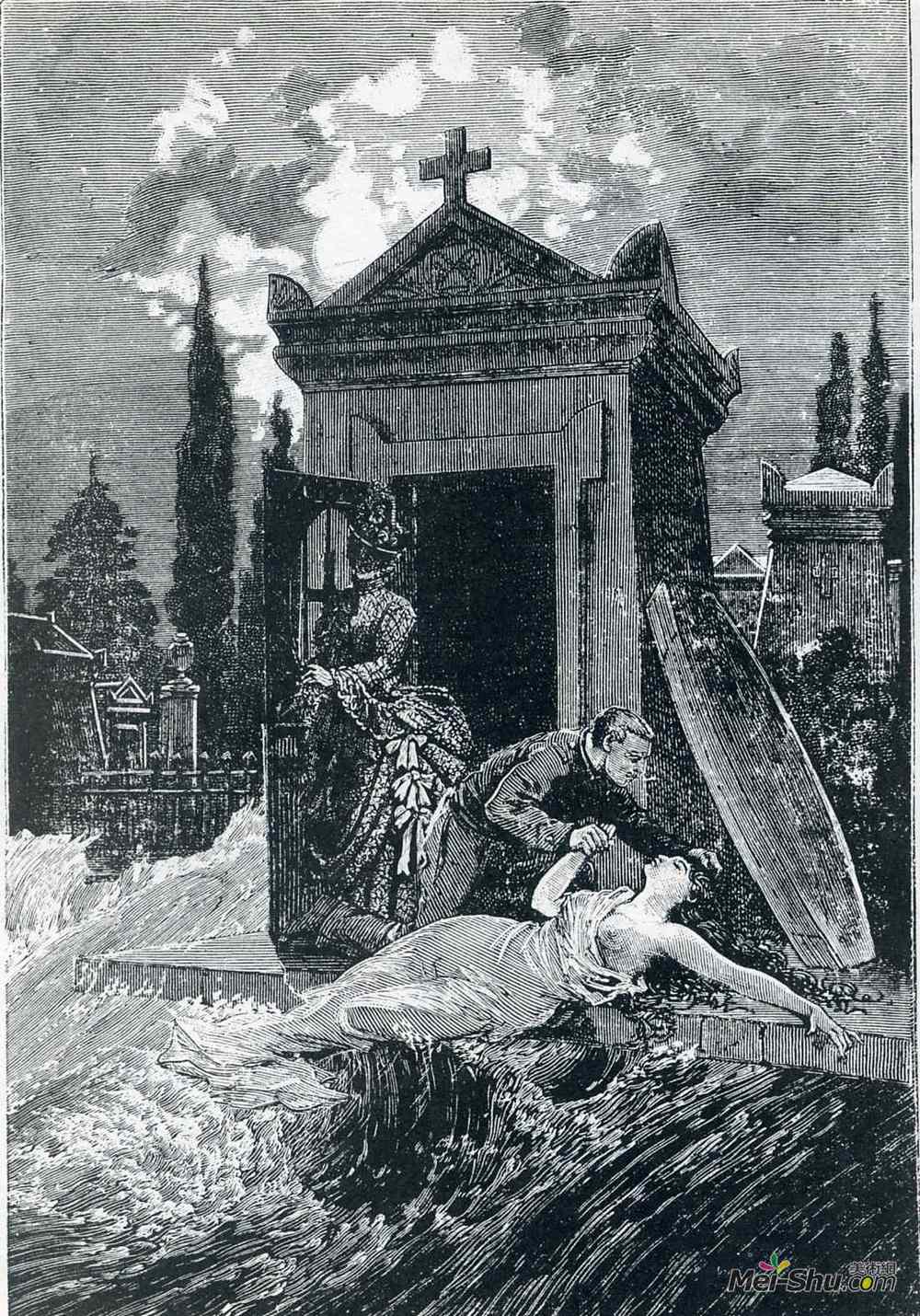 马克斯·恩斯特(Max Ernst)高清作品《Illustration to "A Week of Kindness"》