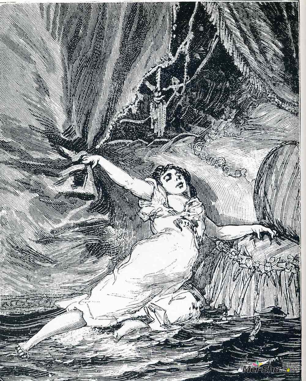 马克斯·恩斯特(Max Ernst)高清作品《Illustration to "A Week of Kindness"》