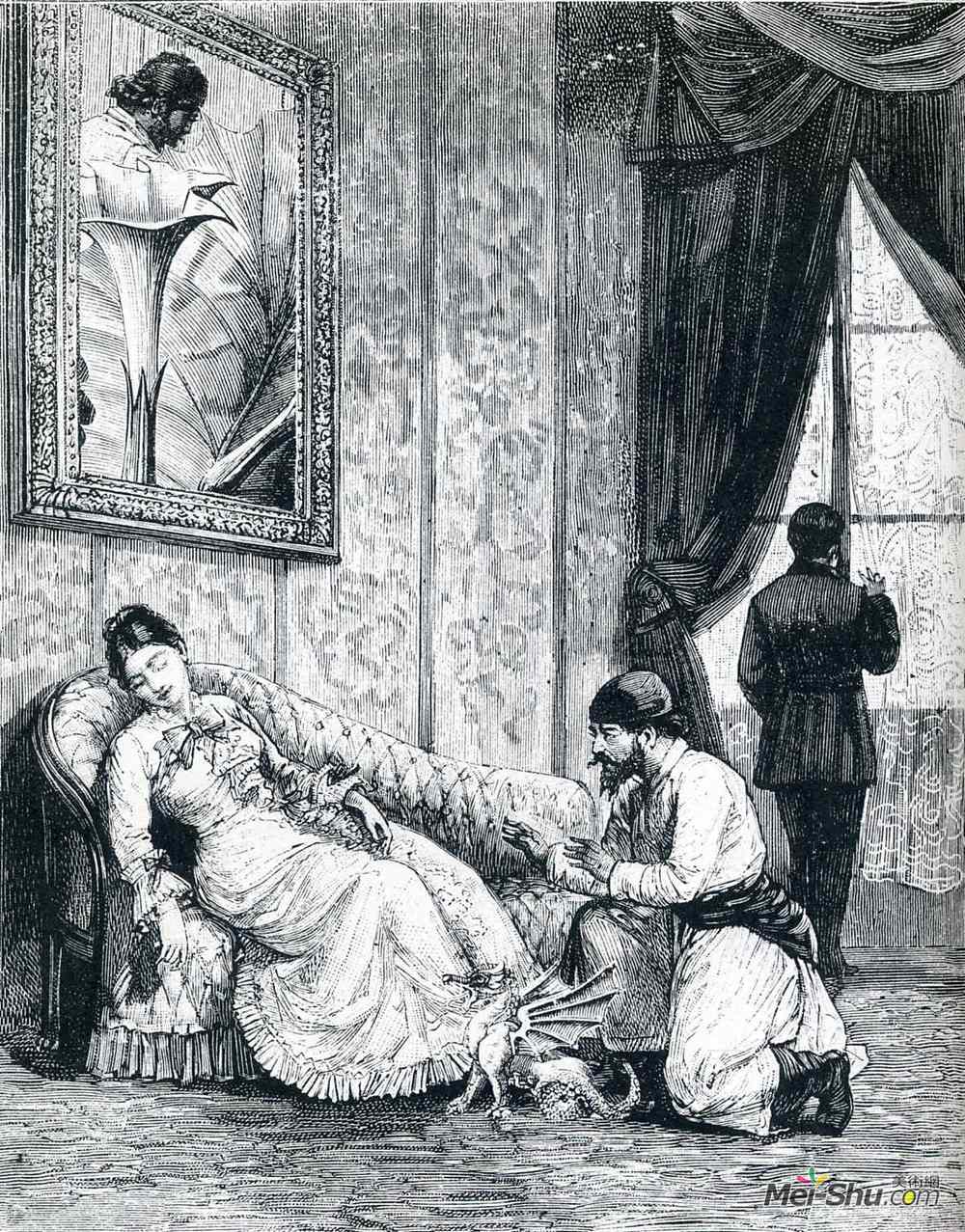 马克斯·恩斯特(Max Ernst)高清作品《Illustration to "A Week of Kindness"》