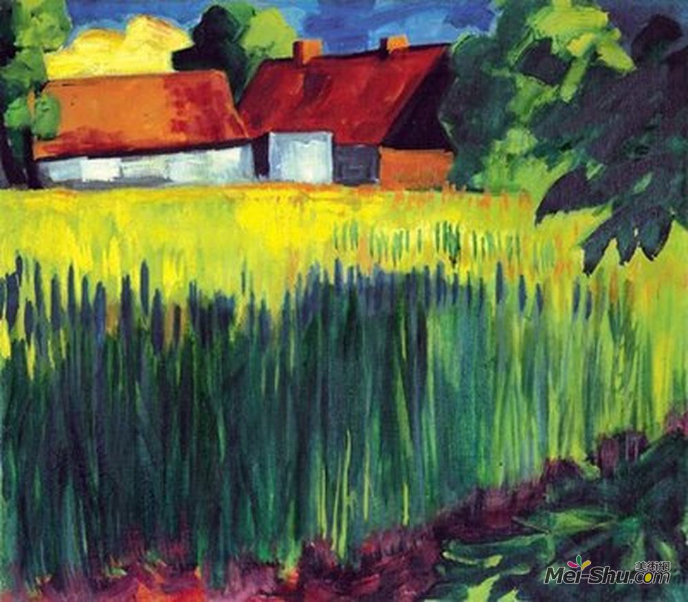马克斯·佩希斯泰因(Max Pechstein)高清作品《科恩菲尔德》