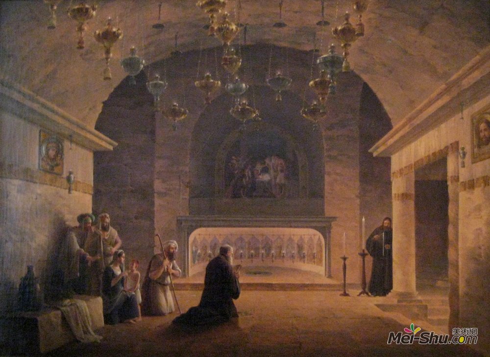马克西姆沃罗比耶夫(Maxim Vorobiev)高清作品《1833耶稣诞生教会观》