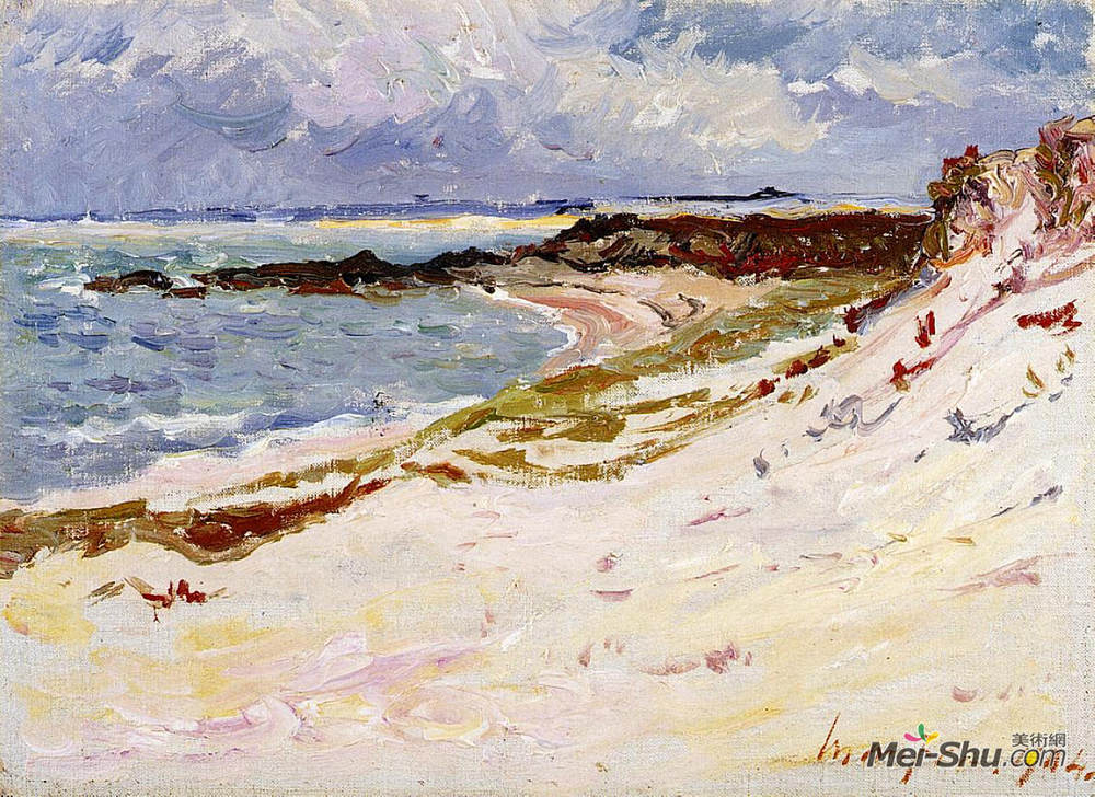 马克西姆·莫弗拉(Maxime Maufra)高清作品《海边》