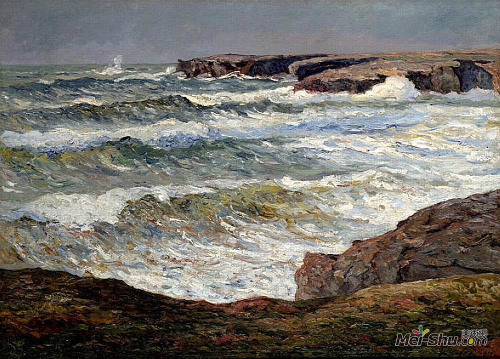 马克西姆·莫弗拉(Maxime Maufra)高清作品《伟大的霍尔捐助者》