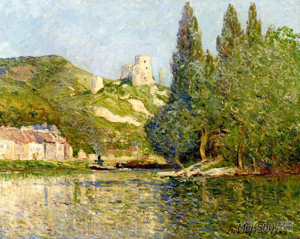 马克西姆·莫弗拉(Maxime Maufra)高清作品《盖拉德城堡》