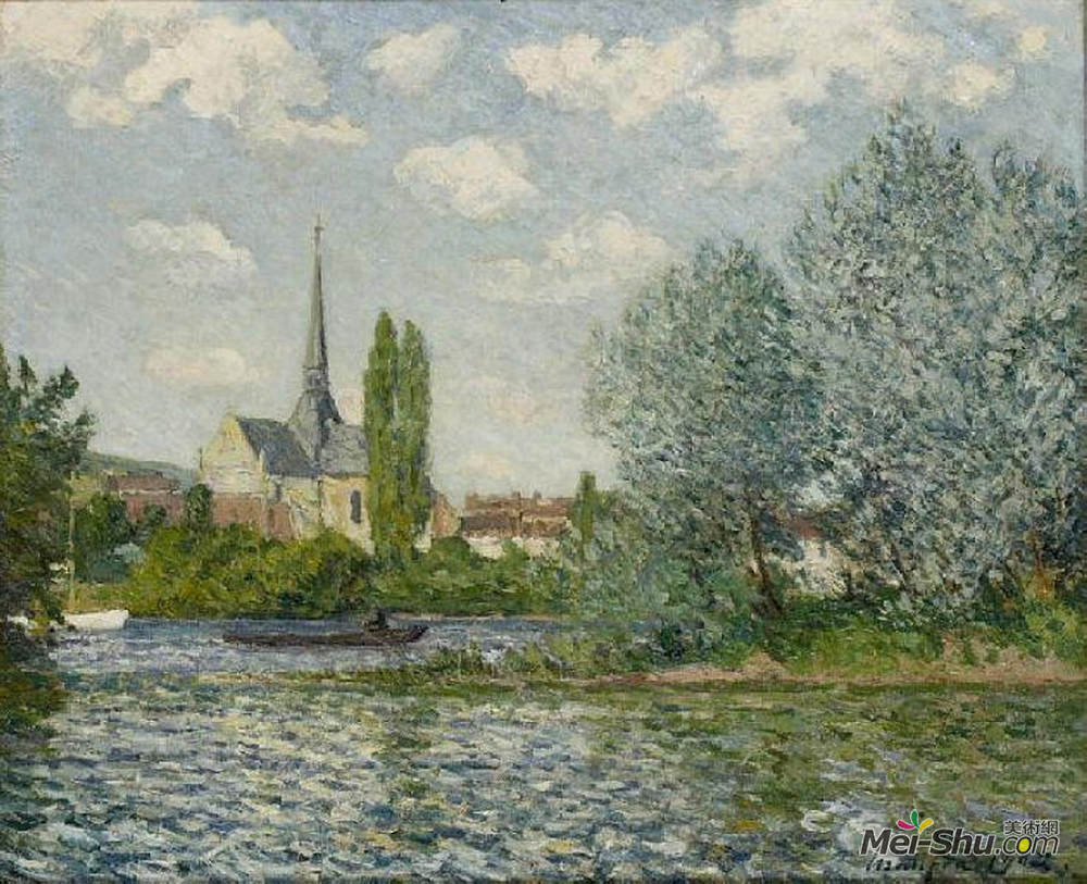 马克西姆·莫弗拉(Maxime Maufra)高清作品《小安德烈教堂》