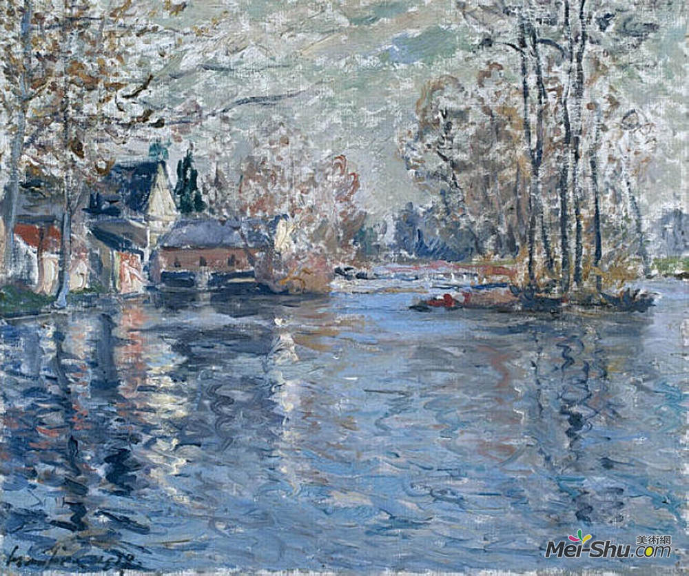 马克西姆·莫弗拉(Maxime Maufra)高清作品《浅滩堰坝》