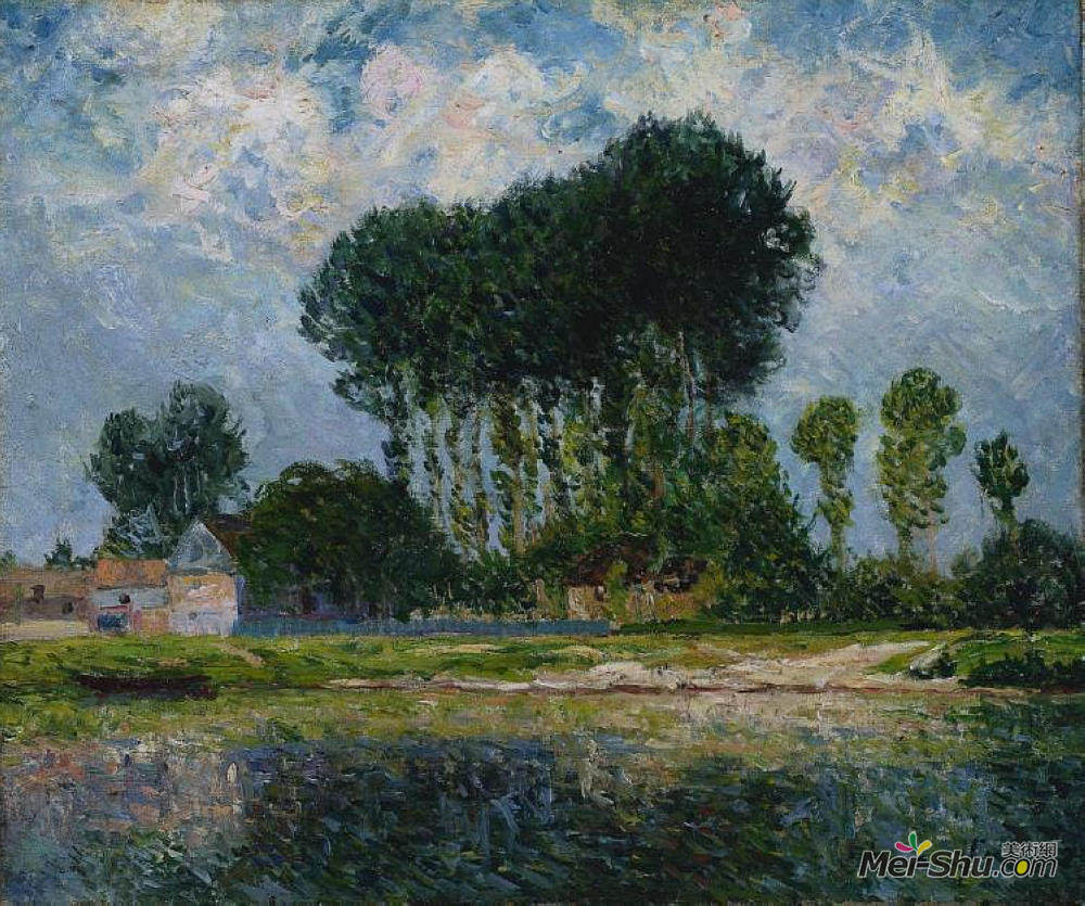 马克西姆·莫弗拉(Maxime Maufra)高清作品《河流》