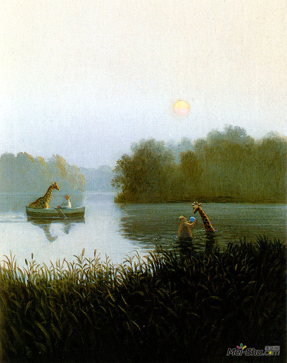 迈克尔索瓦(Michael Sowa)高清作品《长颈鹿》