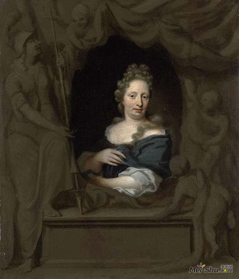 米希尔·凡·穆谢尔(Michiel van Musscher)高清作品《伊娃维斯切尔》