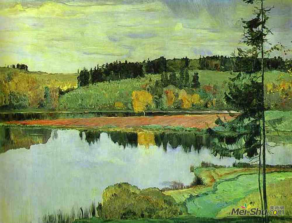 米哈伊尔·涅斯捷罗夫(Mikhail Nesterov)高清作品《秋天》