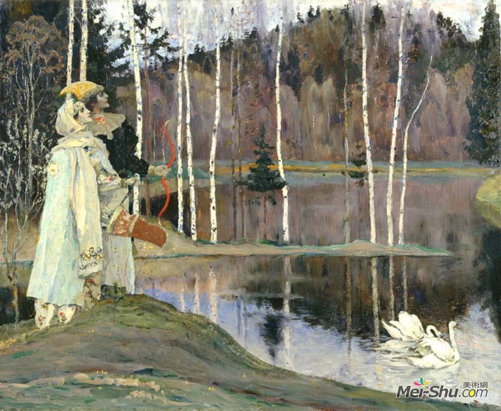 米哈伊尔·涅斯捷罗夫(Mikhail Nesterov)高清作品《和谐康科德》