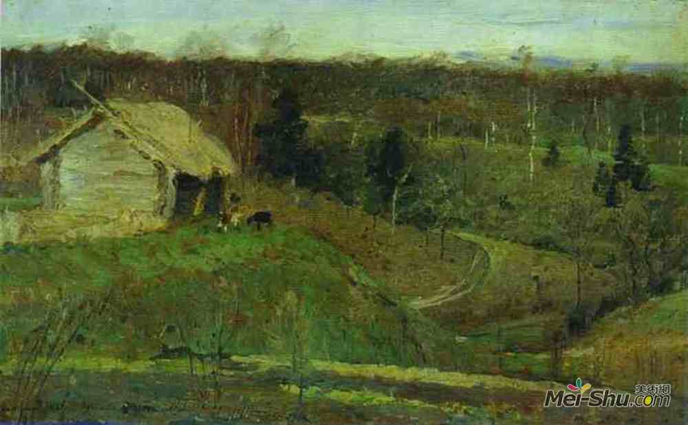 米哈伊尔·涅斯捷罗夫(Mikhail Nesterov)高清作品《春天》