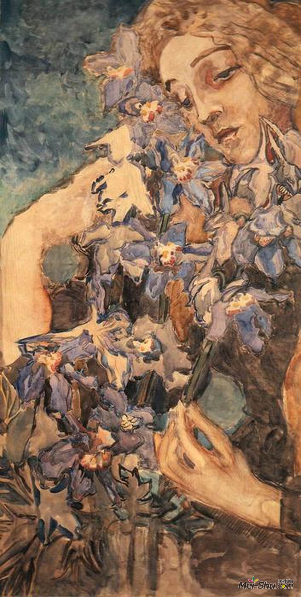 米哈伊尔·弗贝鲁尔(Mikhail Vrubel)高清作品《普里维亚拉》