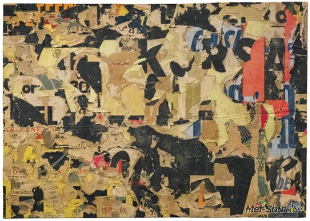 米莫·罗泰拉(Mimmo Rotella)高清作品《无题》