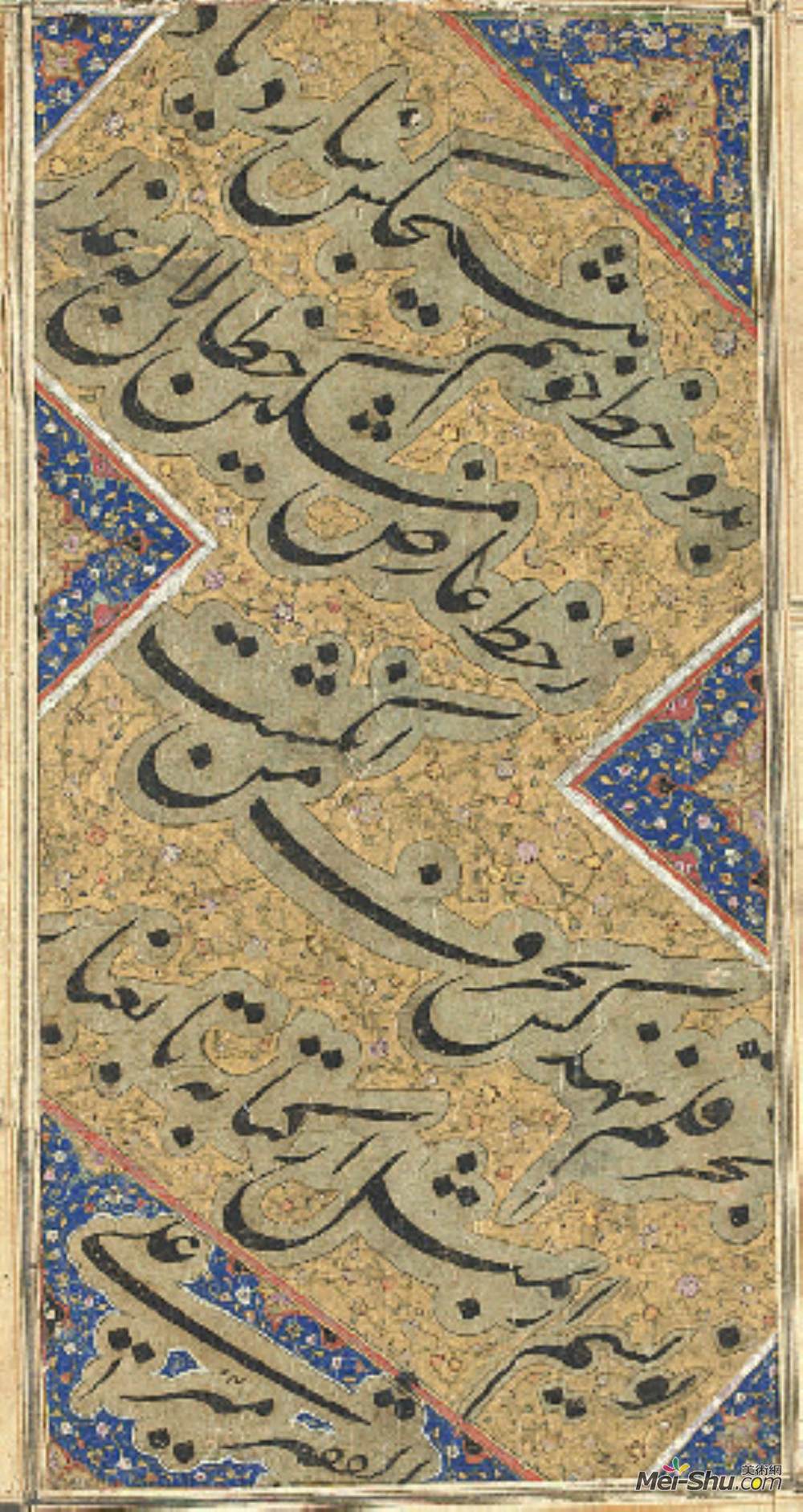 米尔阿里(Mir Ali Tabrizi)高清作品《书法之叶》