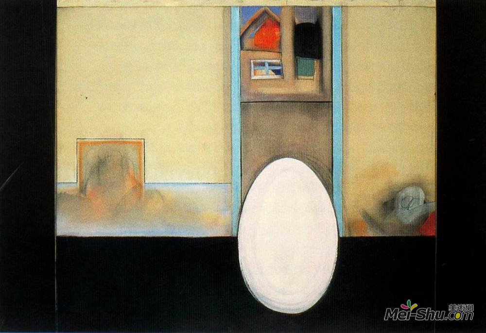 米里亚姆·夏皮罗(Miriam Schapiro)高清作品《房子》