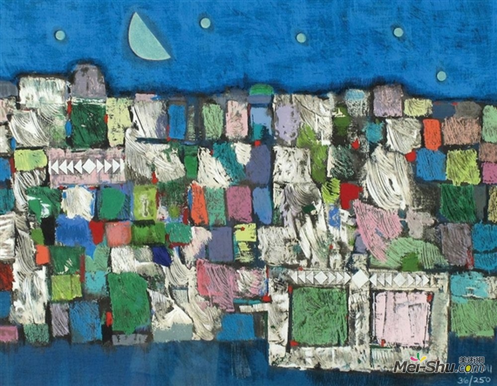 莫迪凯·阿尔顿(Mordecai Ardon)高清作品《西壁》