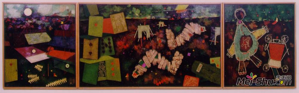 莫迪凯·阿尔顿(Mordecai Ardon)高清作品《为堕落者（三联画）》