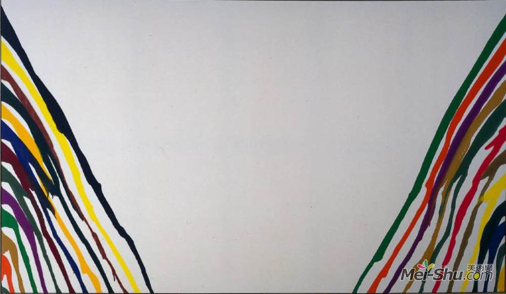 莫里斯·刘易斯(Morris Louis)高清作品《三角洲》