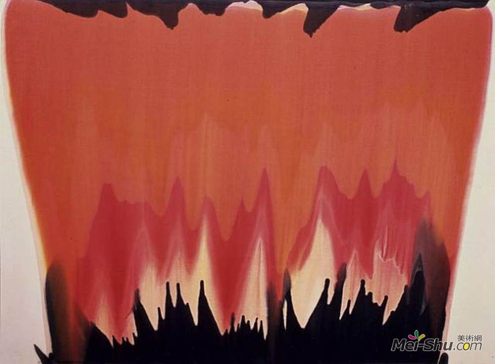 莫里斯·刘易斯(Morris Louis)高清作品《萨夫达莱特》