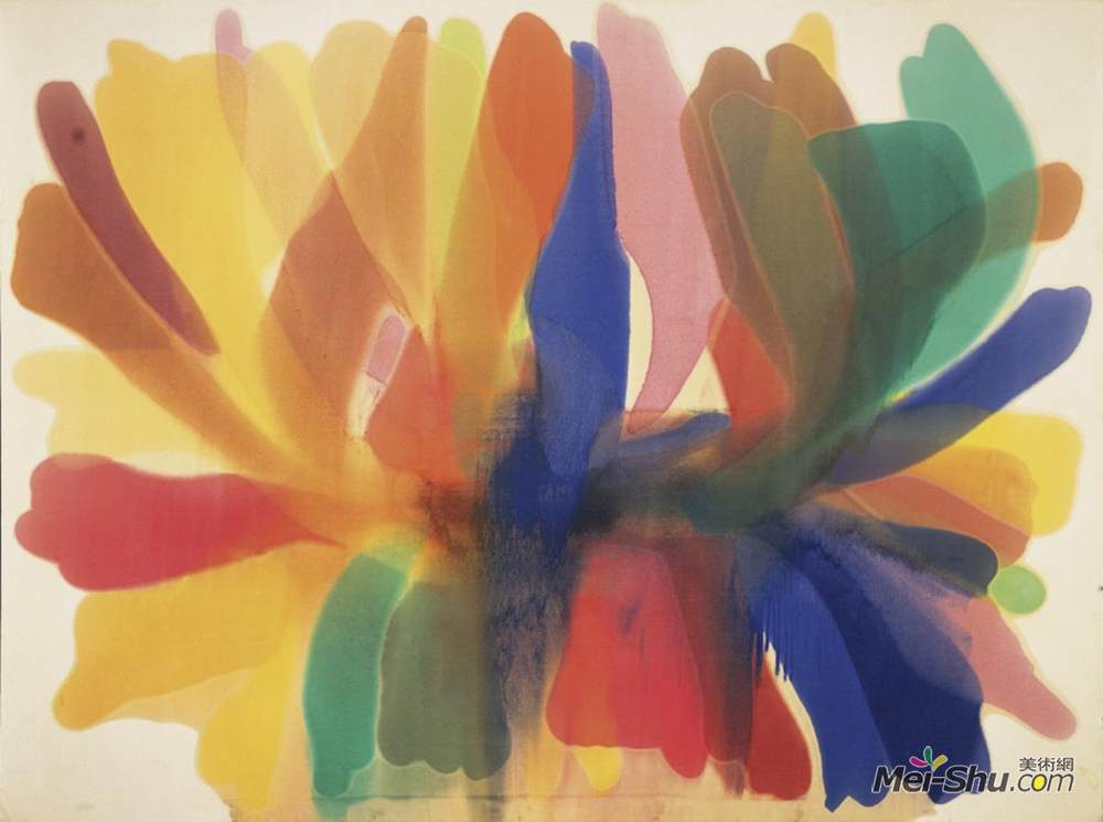 《宁静点》莫里斯·刘易斯(morris louis)高清作品欣赏